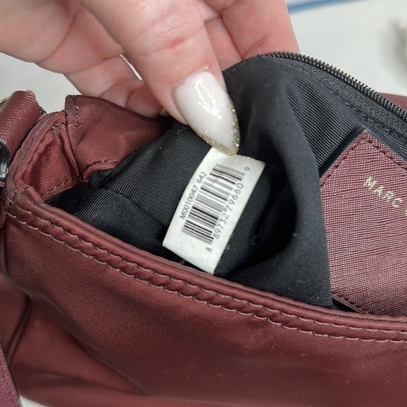Marc Jacobs Trooper Small Nomad Burgundy Nylon Cross Body Bag - Picture 9 of 12
